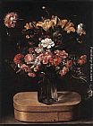 Jacques Linard Bouquet on Wooden Box painting